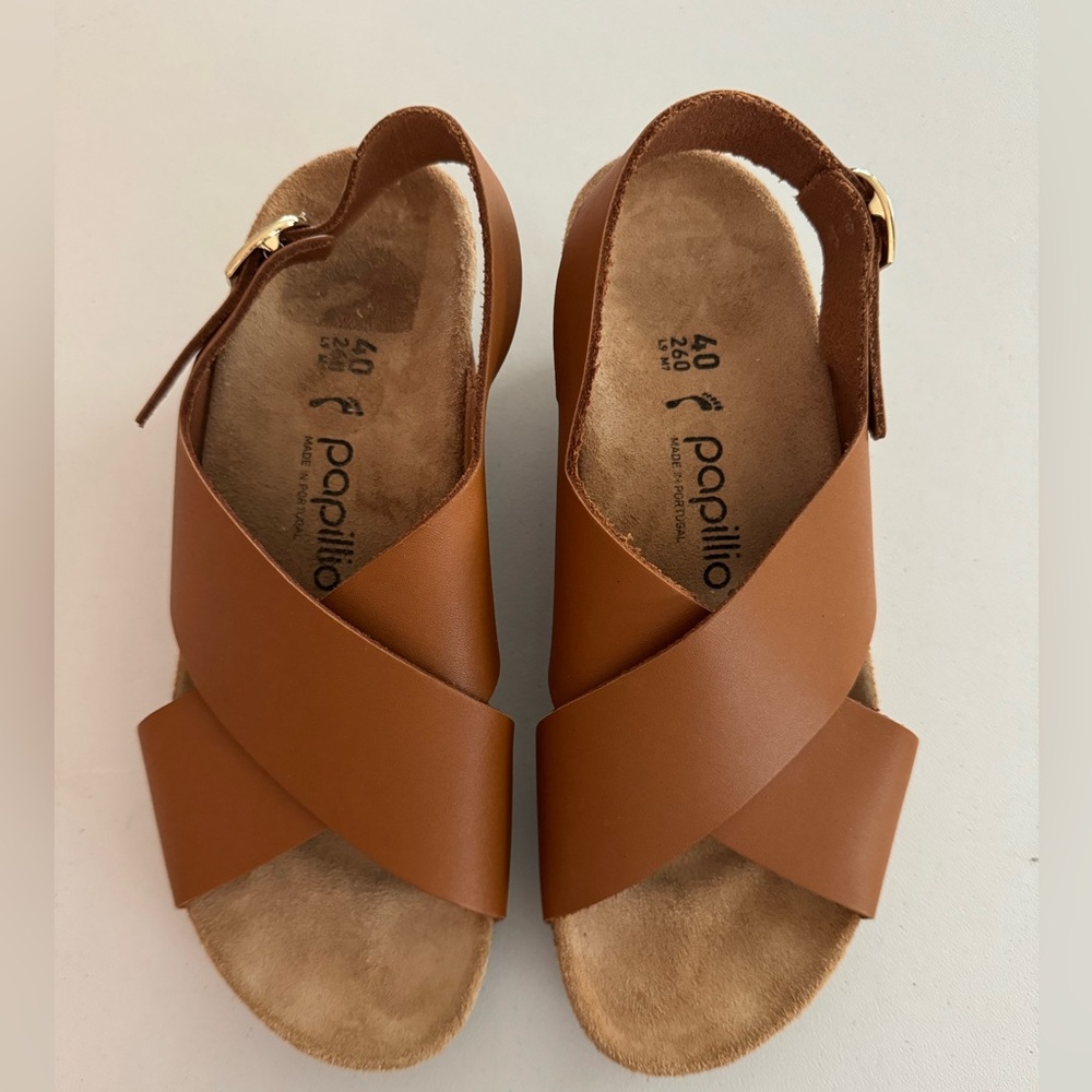 EUC Birkenstock Papillio Samira Wedge Sandals